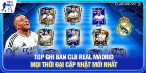 Top Ghi Bàn CLB Real Madrid Mọi Thời Đại Cập Nhật Mới Nhất