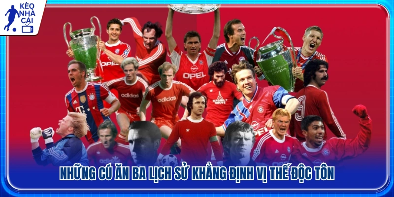 Dấu ấn từ những cú ăn ba giúp Bayern củng cố vị thế số một 