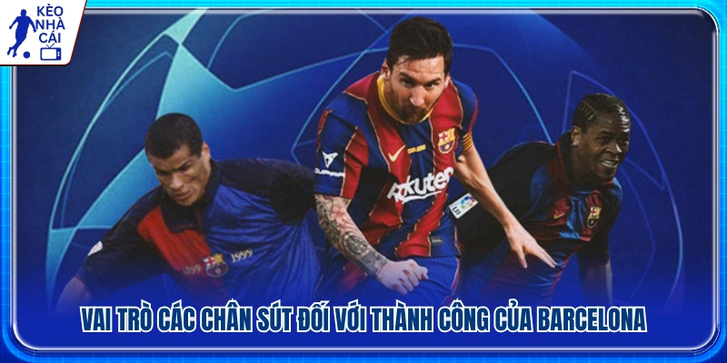 Đóng góp của tay săn bàn vào các danh hiệu của Barcelona